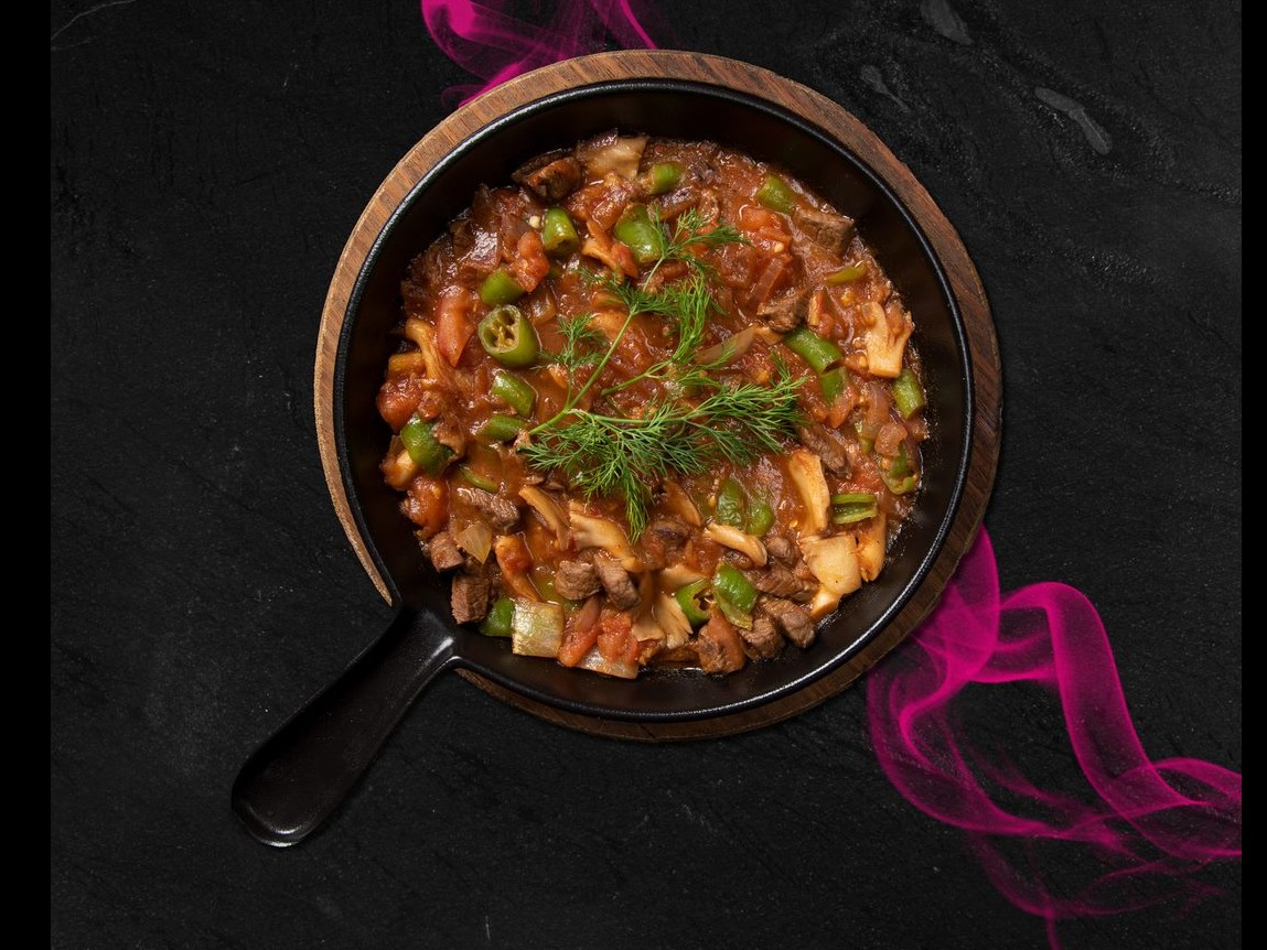 خوراک گوشت تابه