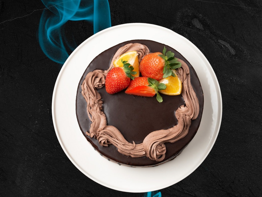 کیک شکلاتی کوچک ( 2 نفر )