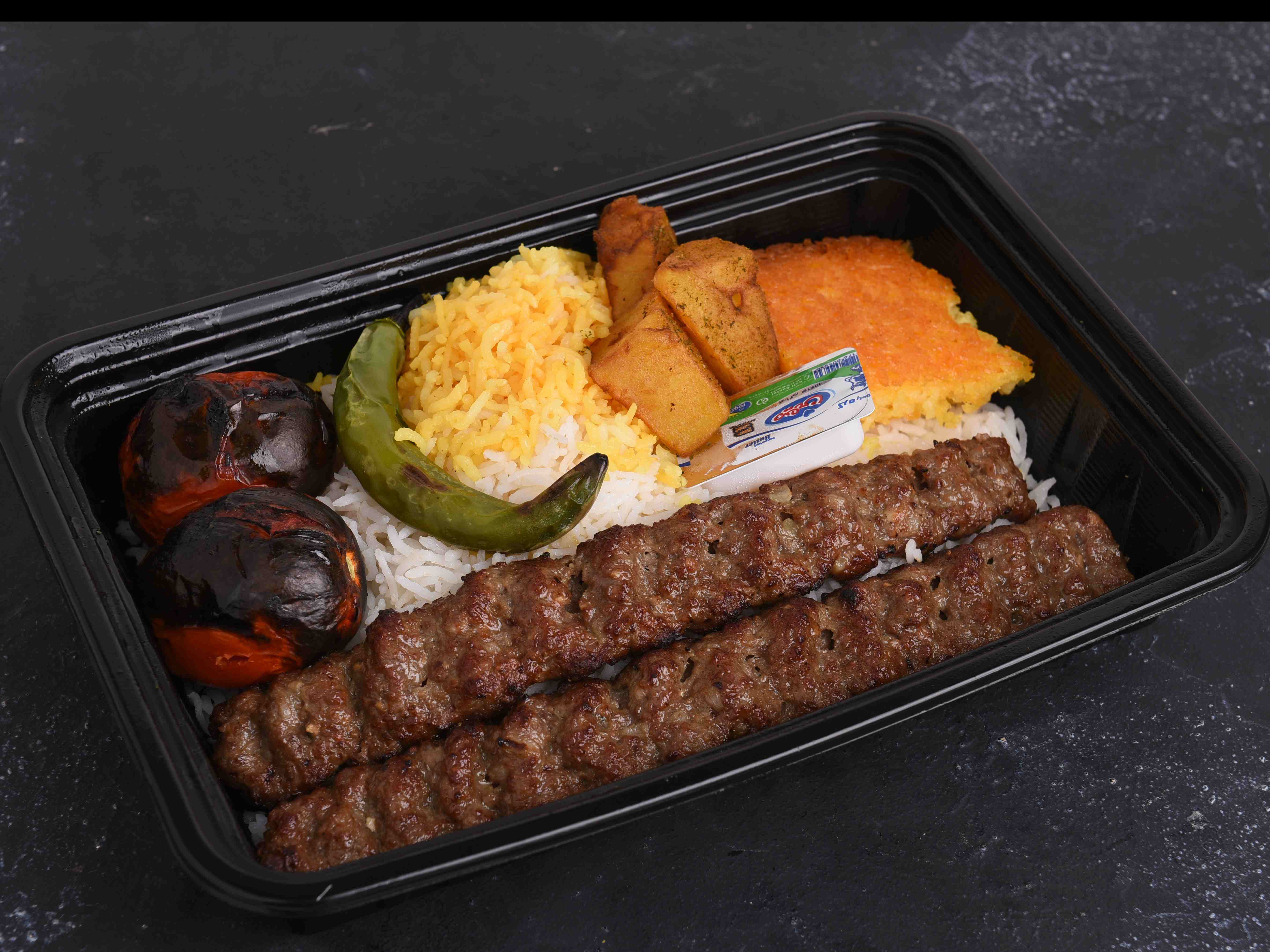 چلو کباب کوبیده