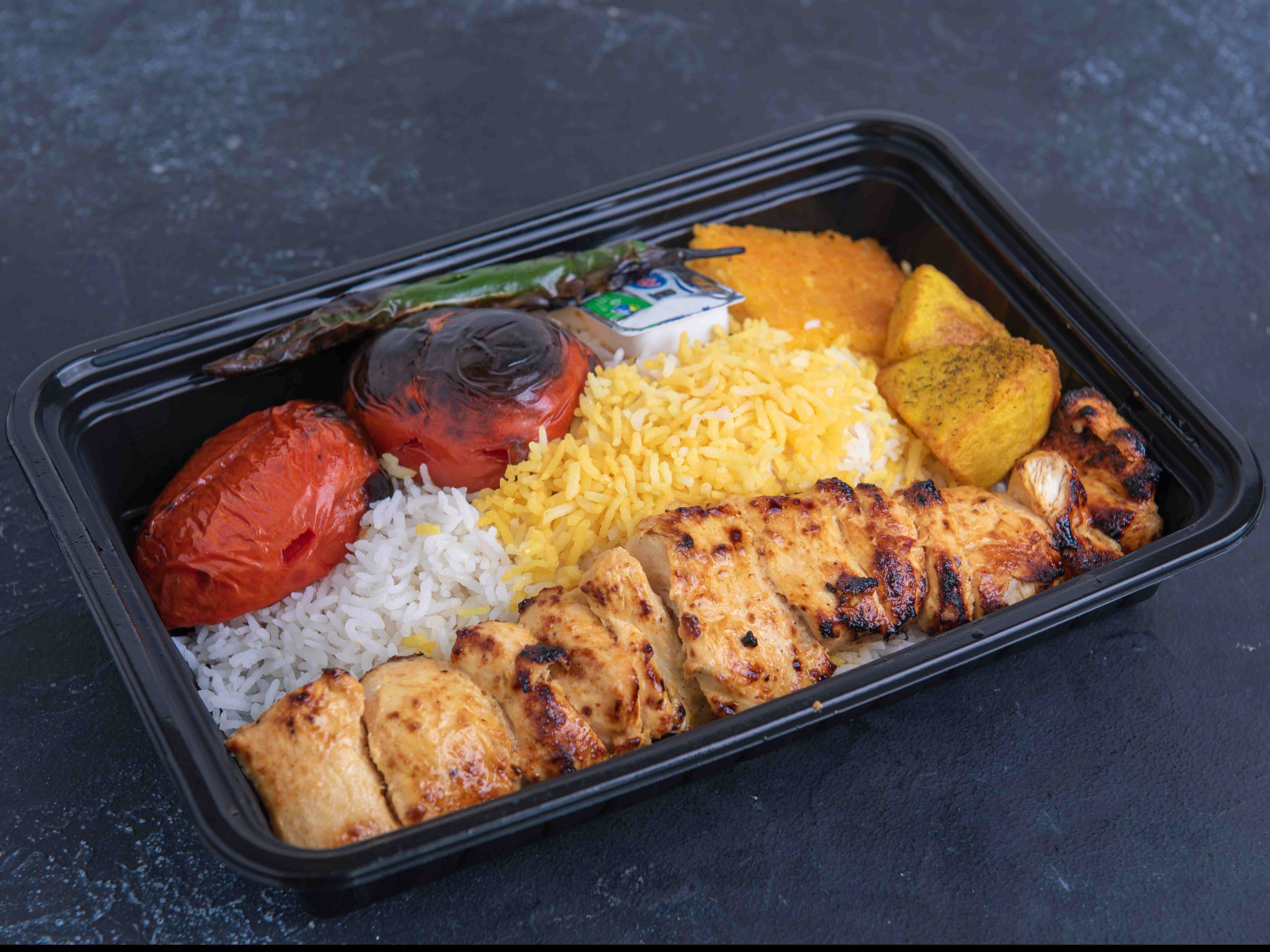 چلو جوجه کباب 