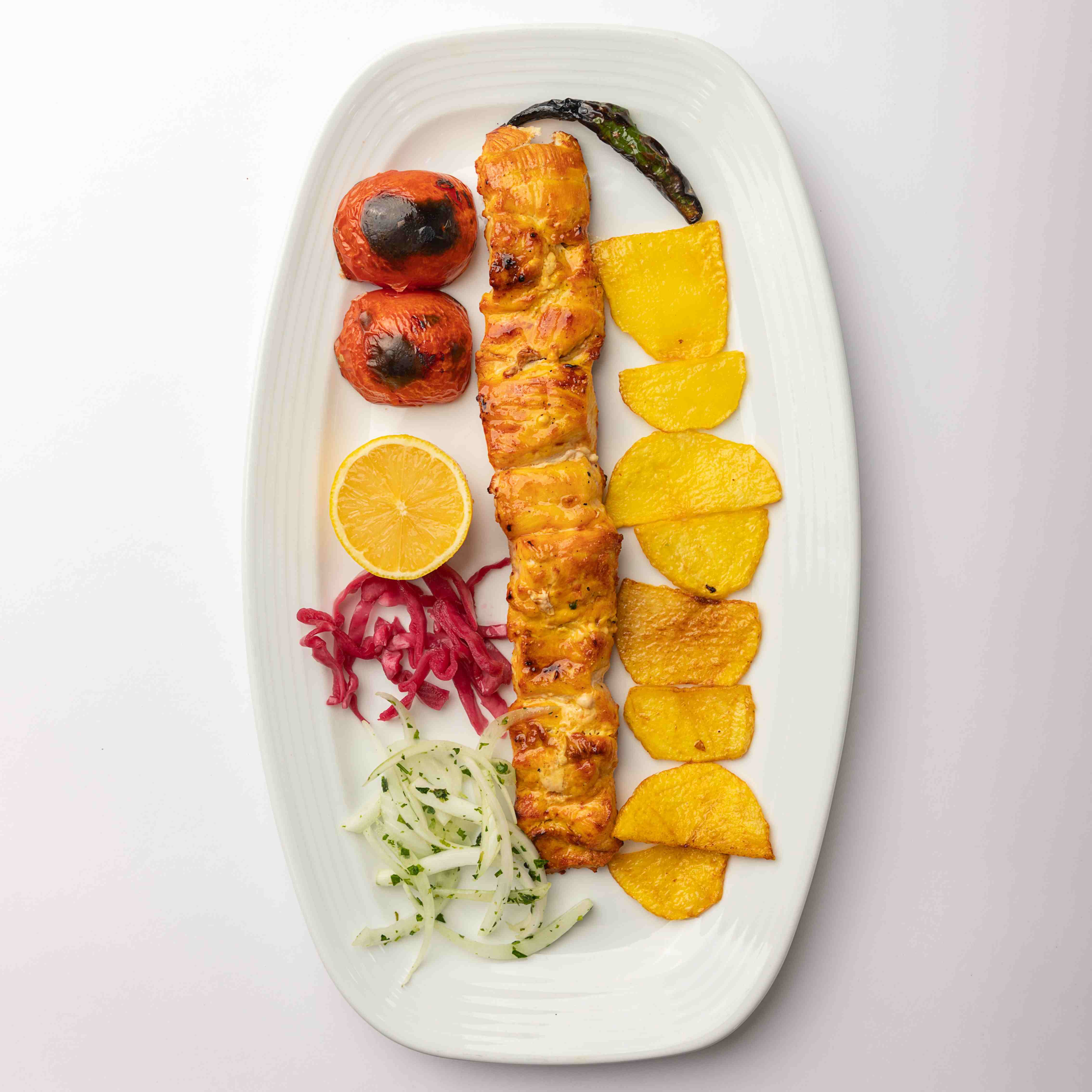 خوراک جوجه زعفرانی (سینه)