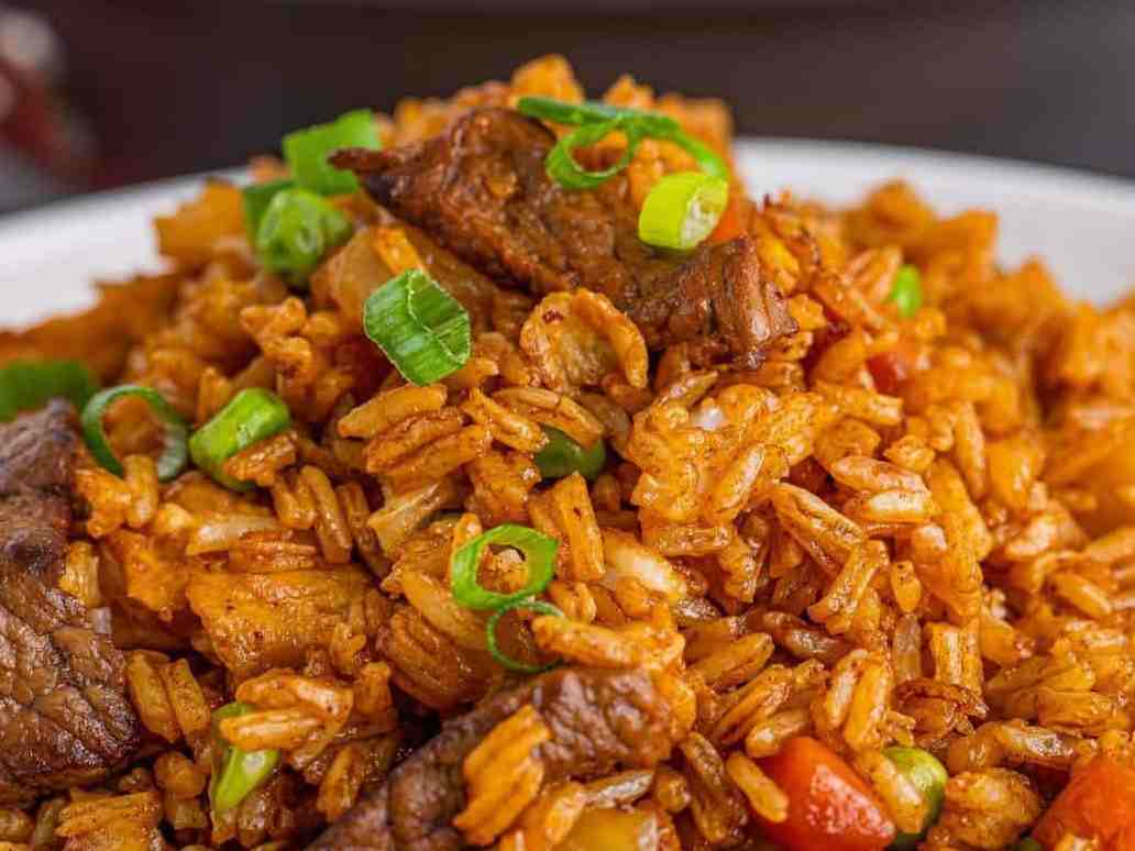 فراید رایس گوشت
