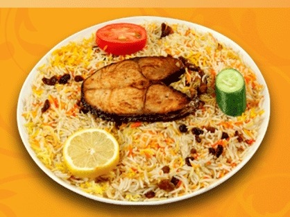 King Fish Wite Saffron rice