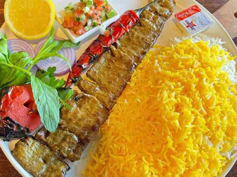 Saffron rice barg bbq