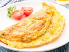 omelette with cheese