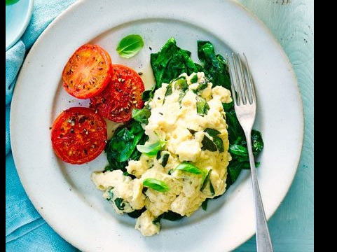 spinach egg