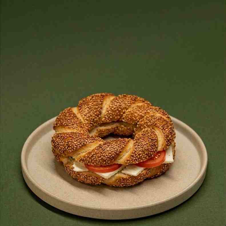 سیمت پنیر و گوجه خیار / Simit Pomodoro e Cetriolo
