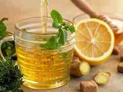 چای زنجبیل نعنا