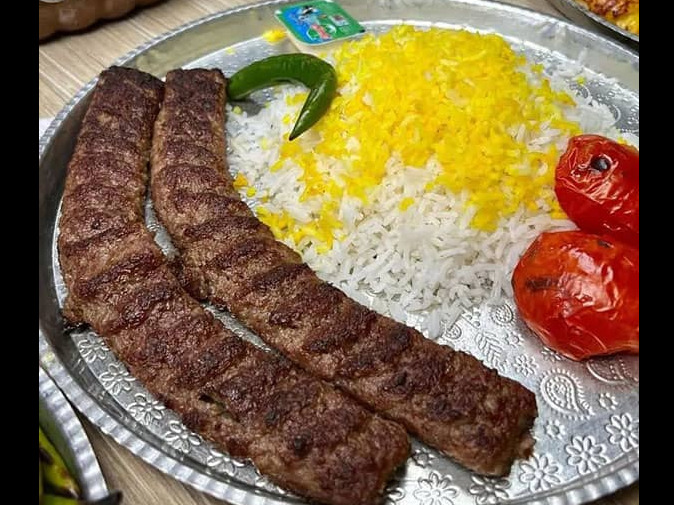 چلوکباب کوبیده