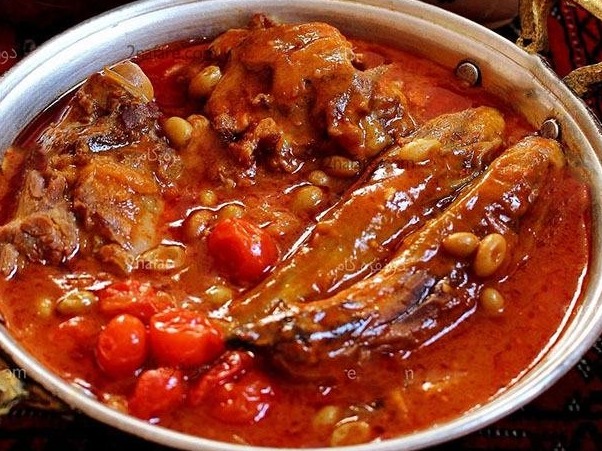 چلو خورشت قیمه بادمجان