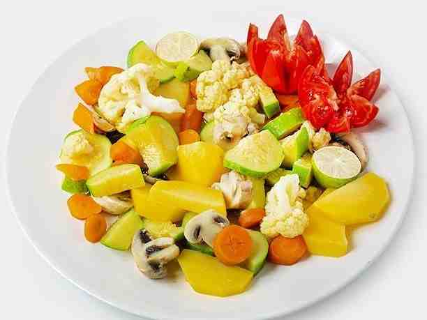 بشقاب رژیمی سبزیجات