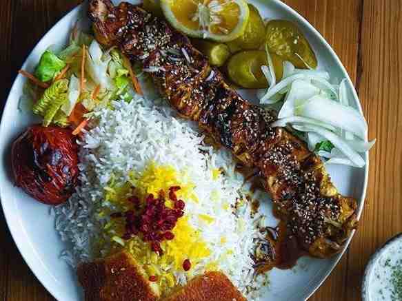 چلو جوجه کباب ترش