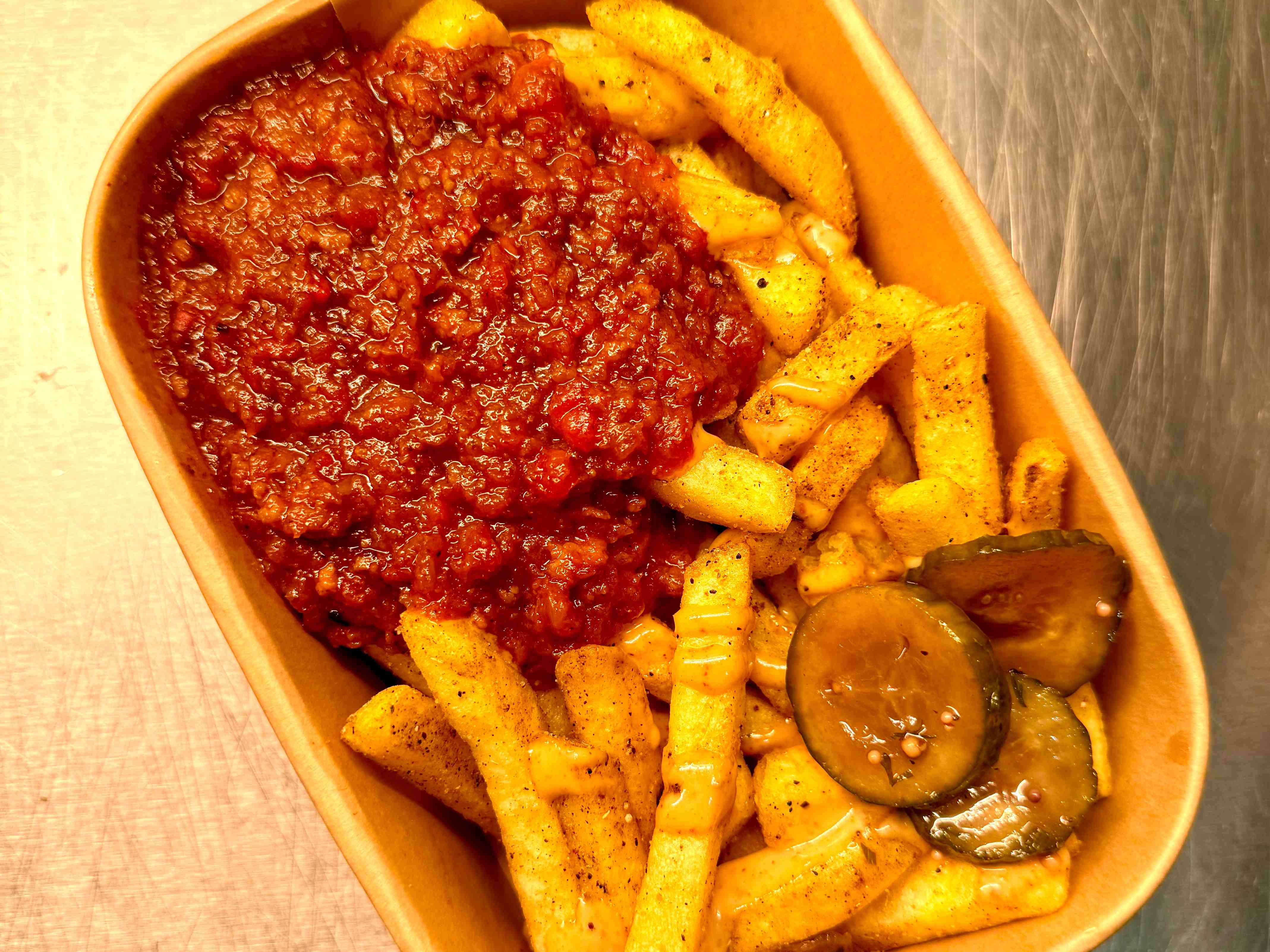 French Fries + Meat Sauce