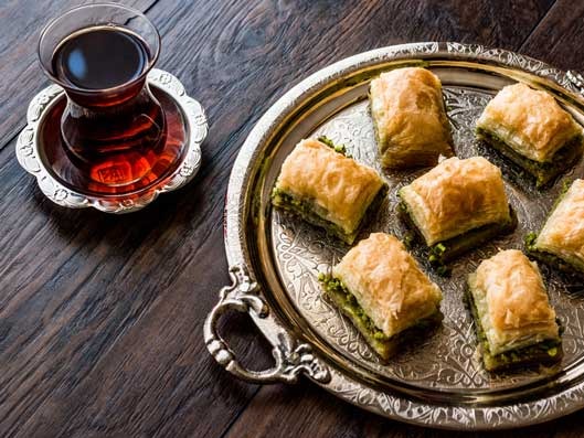 چای باقلوا