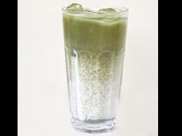 آیس ماچا لاته iced matcha