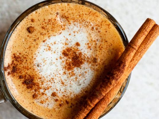  لاته دارچین cinnamon latte