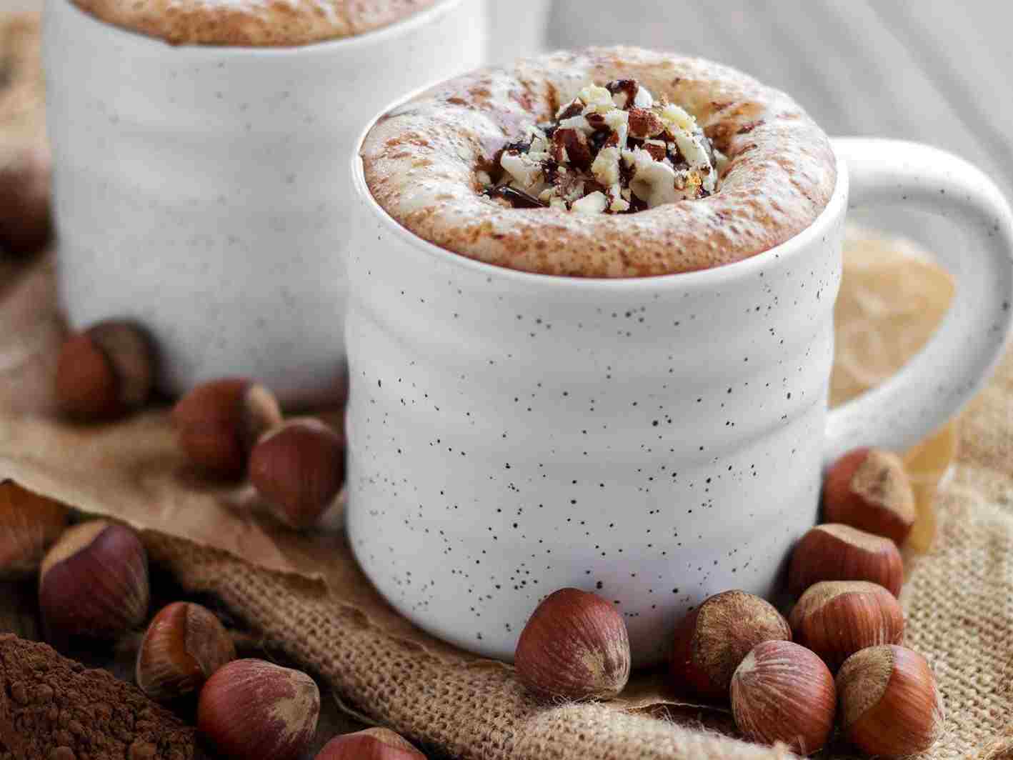 لاته فندق hazelnut latte