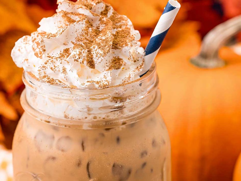 آیس لاته کدو iced pumpkin late
