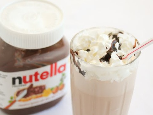 میلک شیک نوتلا nuttela