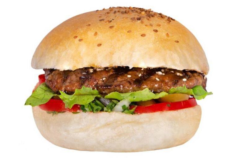 برگر زغالی