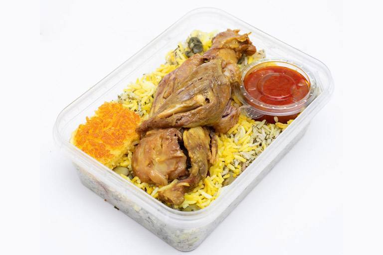 باقالی پلو با ماهیچه مخصوص