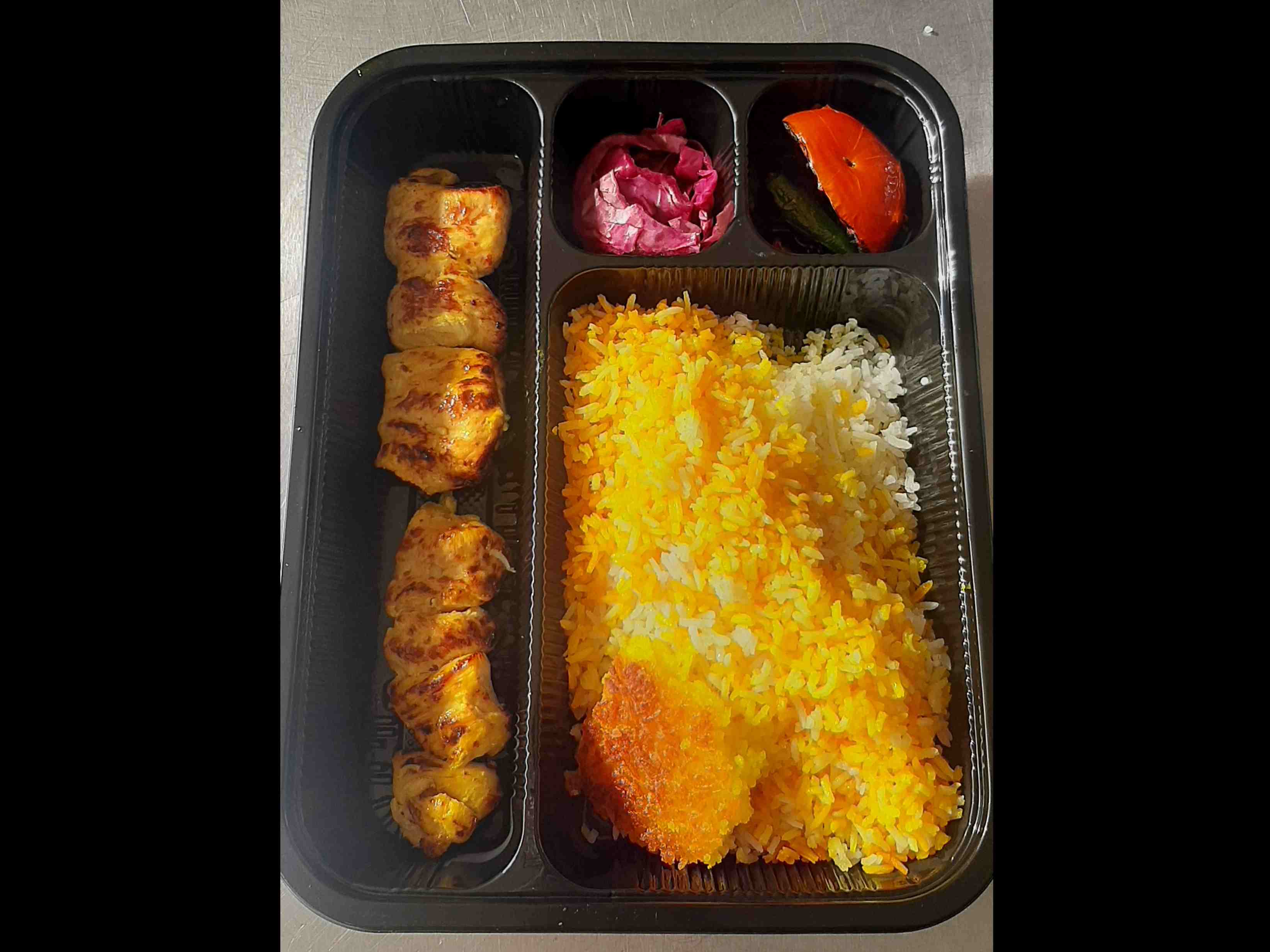 چلو جوجه کباب معمولی