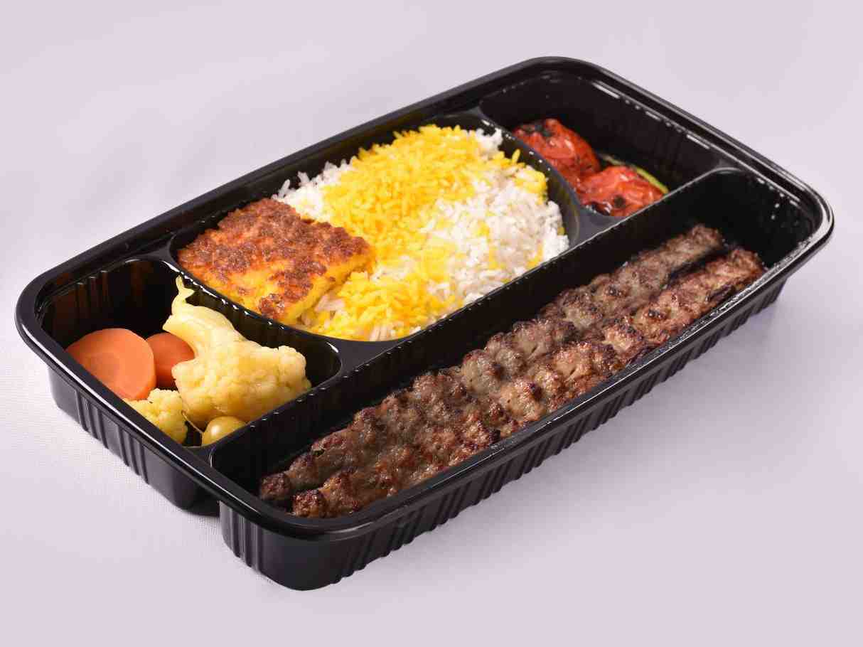 چلو کباب کوبیده مخصوص