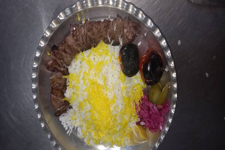 چلو چنجه کباب 150 گرمی