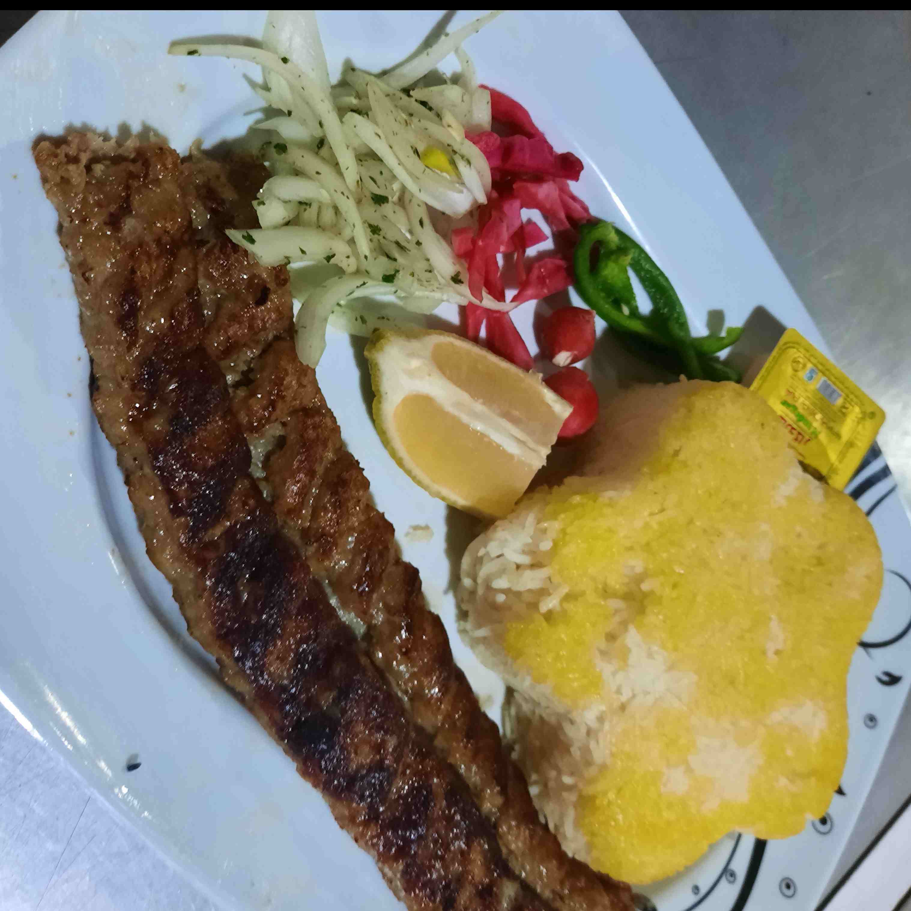 چلوکباب کوبیده100گرمی