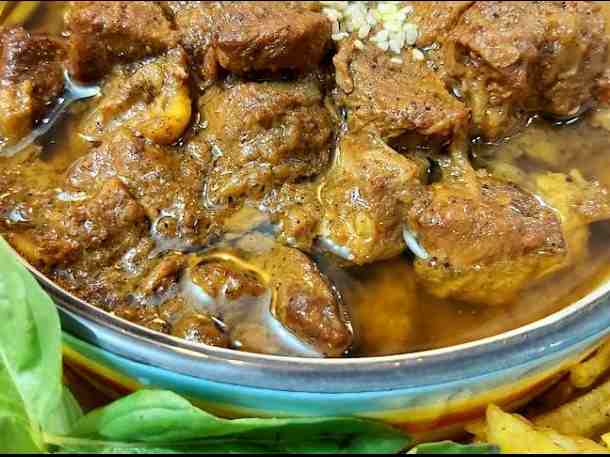 نیمرو قرمه گوسفندی