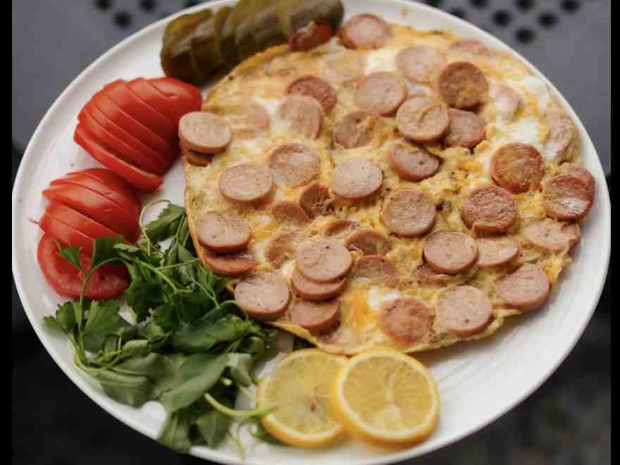 سوسیس تخم مرغ
