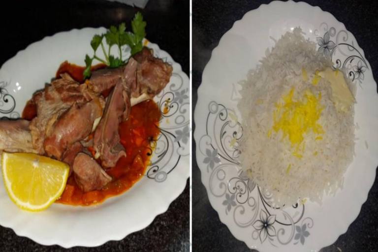 چلو ماهیچه گوسفندی