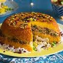 ته چین مخصوص مرغ و گوشت