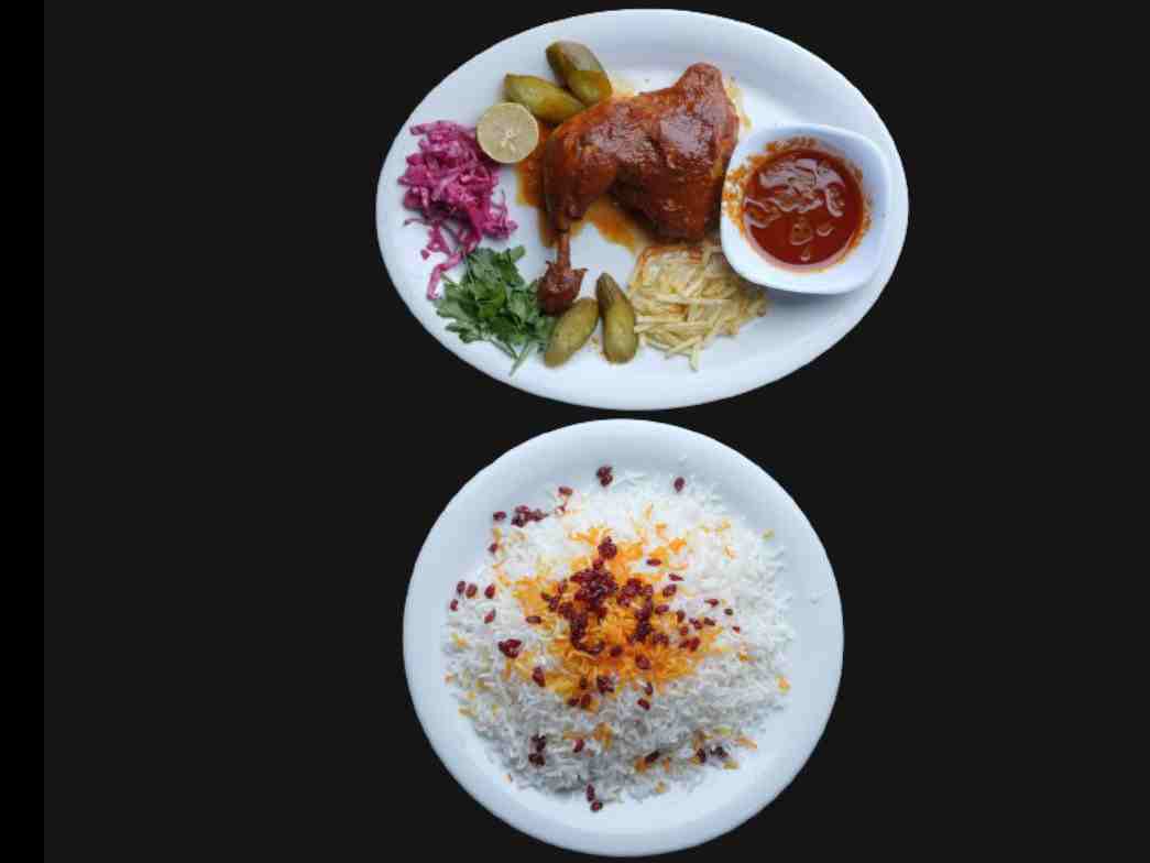 زرشک پلو با مرغ ربی/ سرخ شده