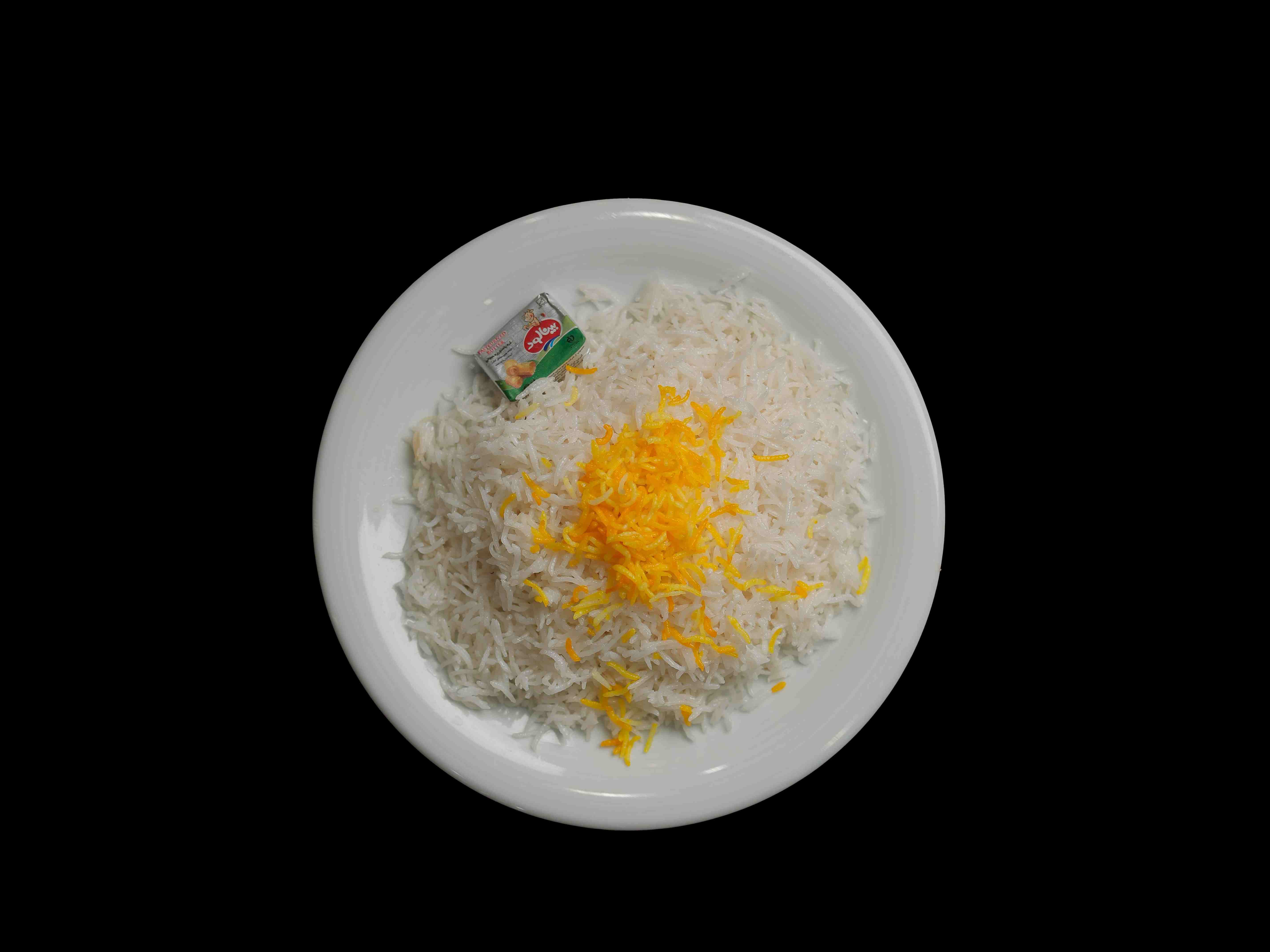 برنج زعفرانی سفید