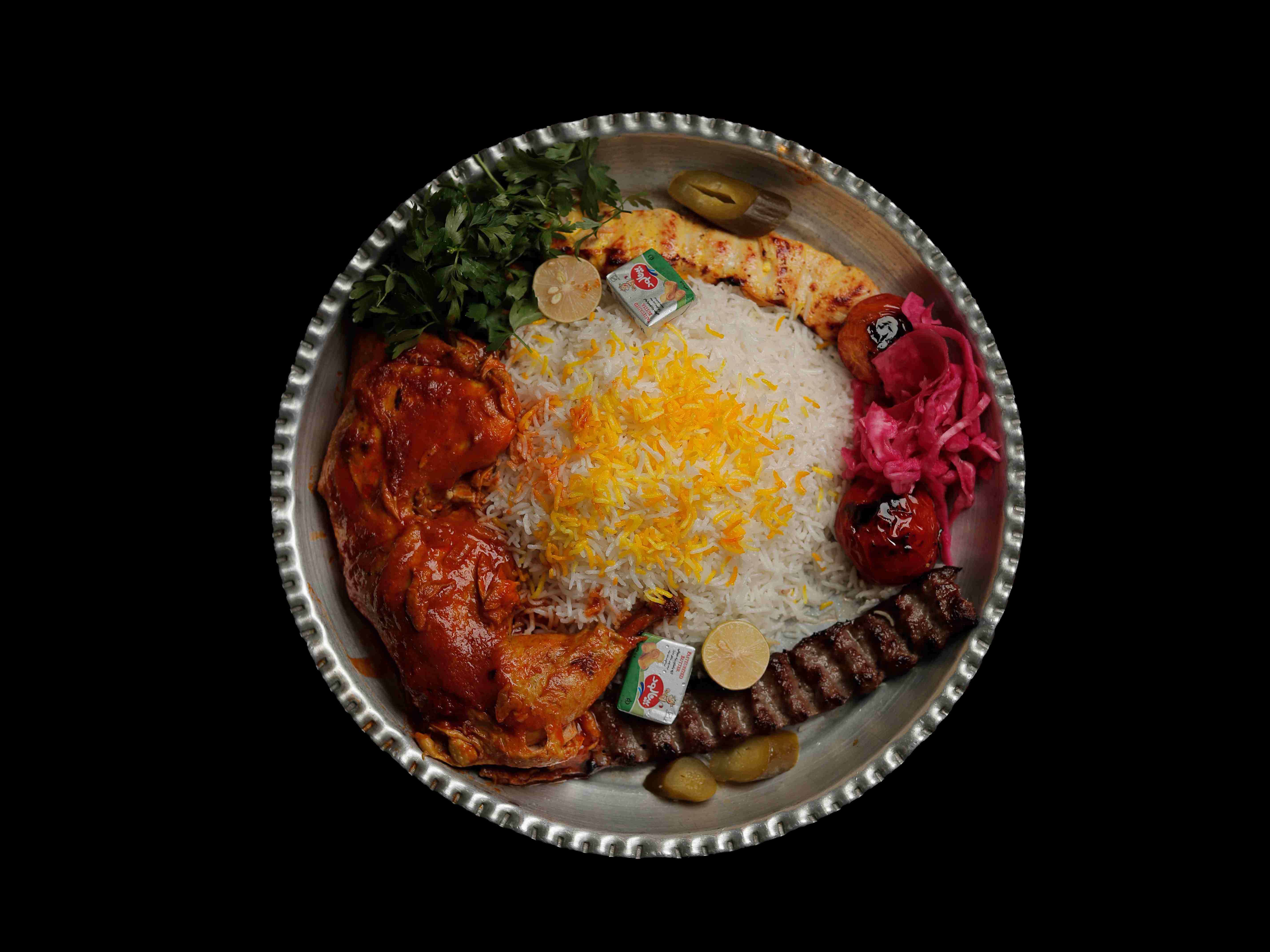 سینی دو نفره مرغ مخصوص