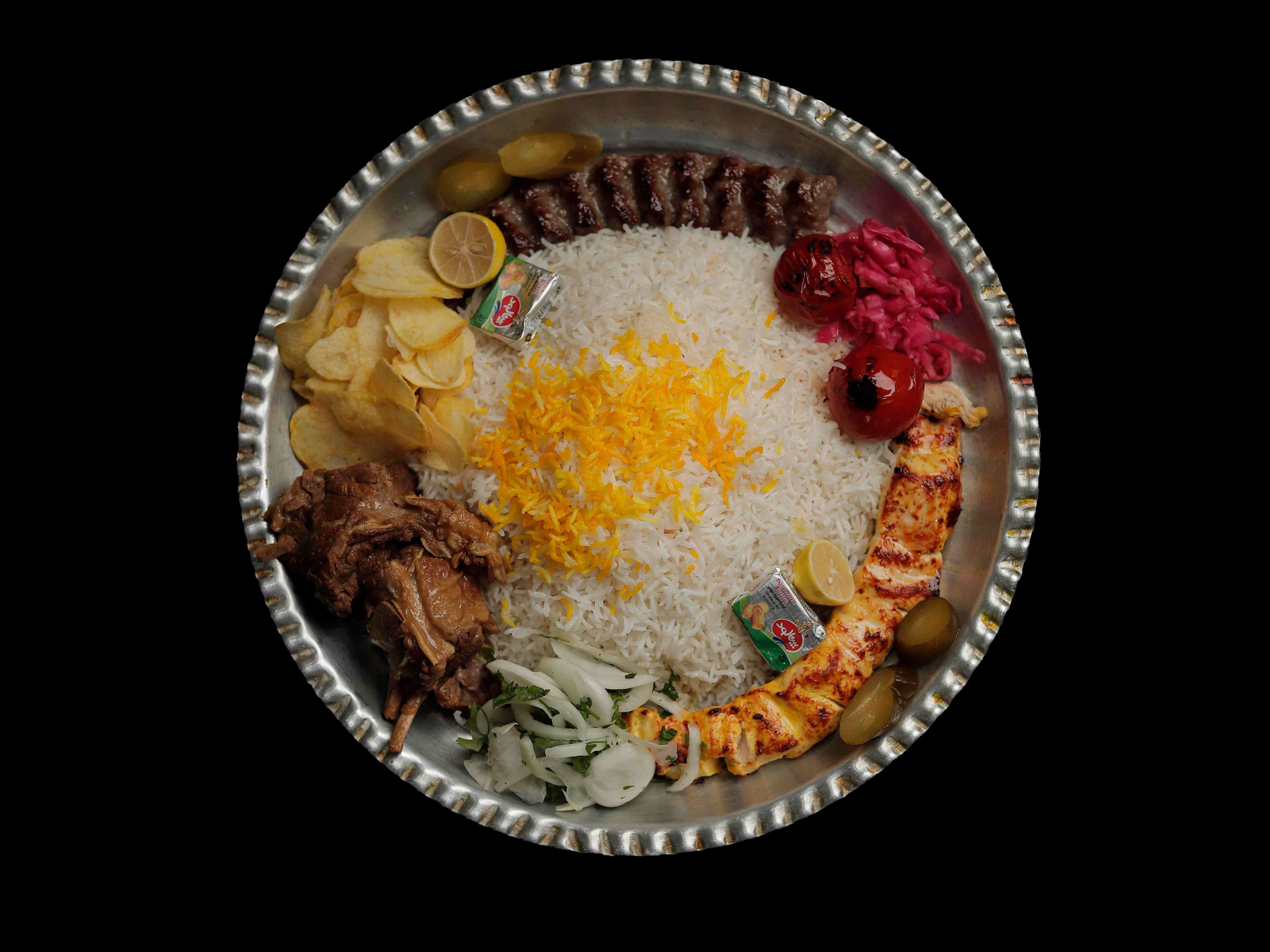 سینی دو نفره گوشت مخصوص