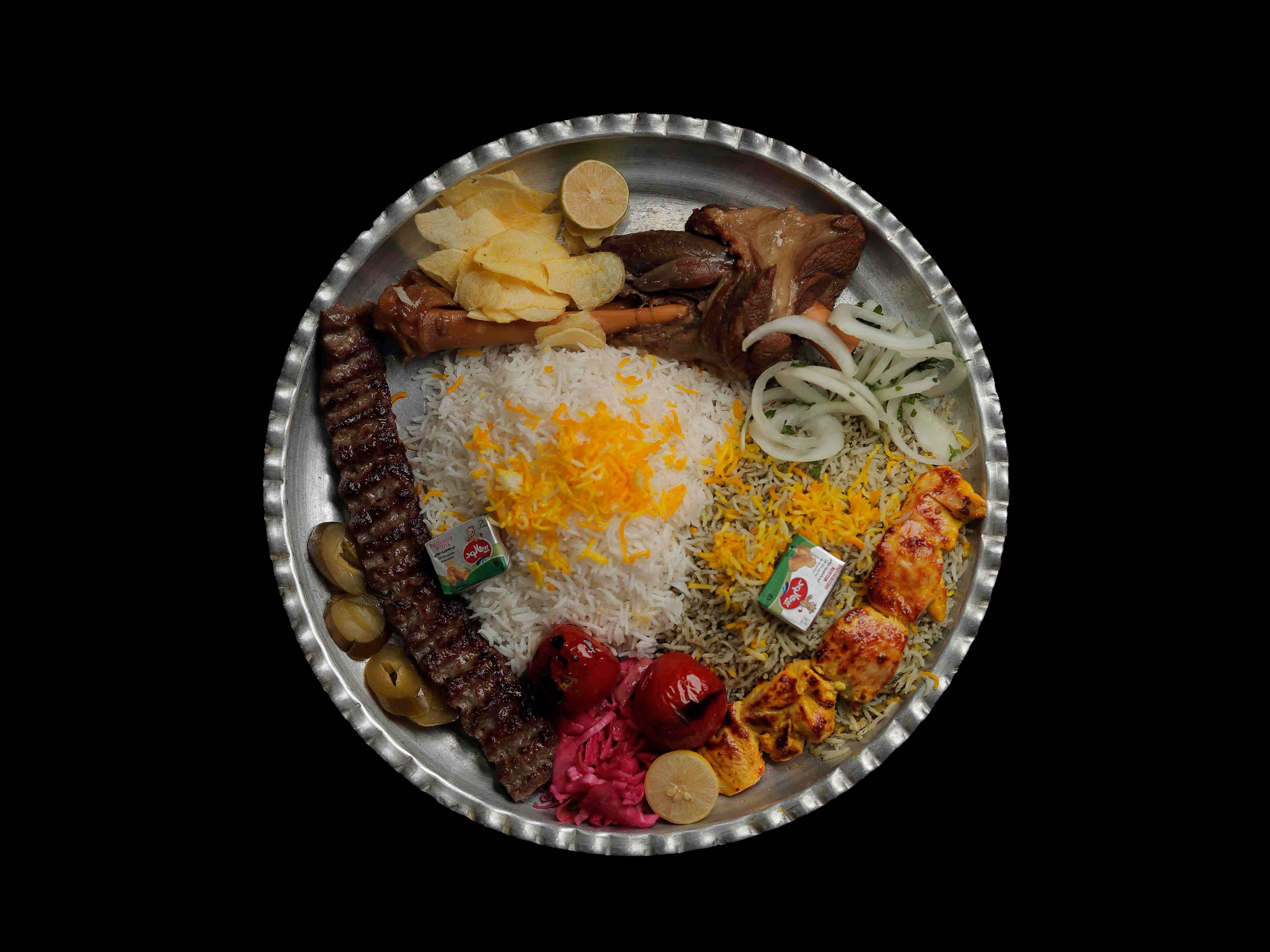 سینی دونفره اقتصادی ماهیچه