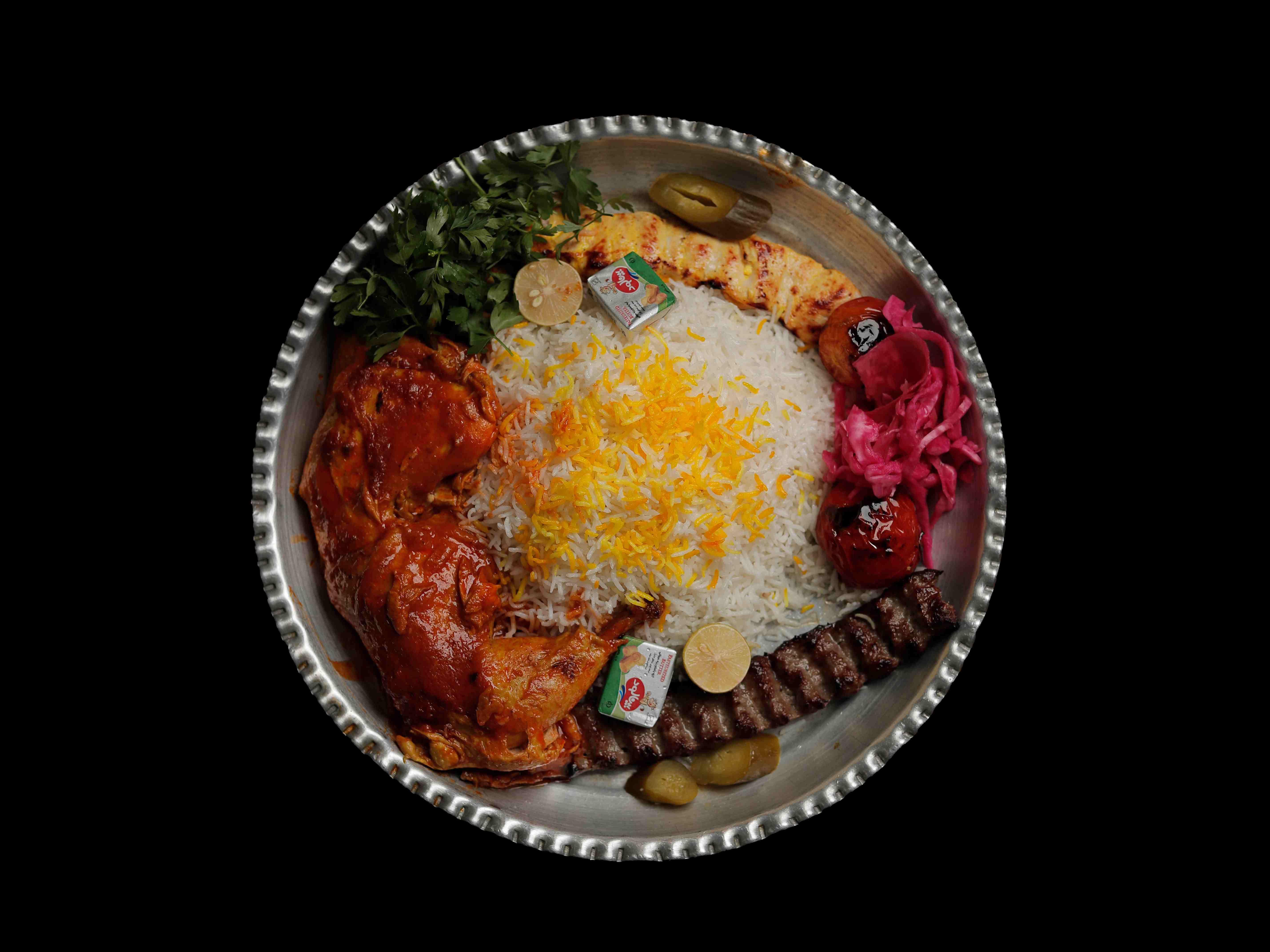 سینی دو نفره مرغ مخصوص