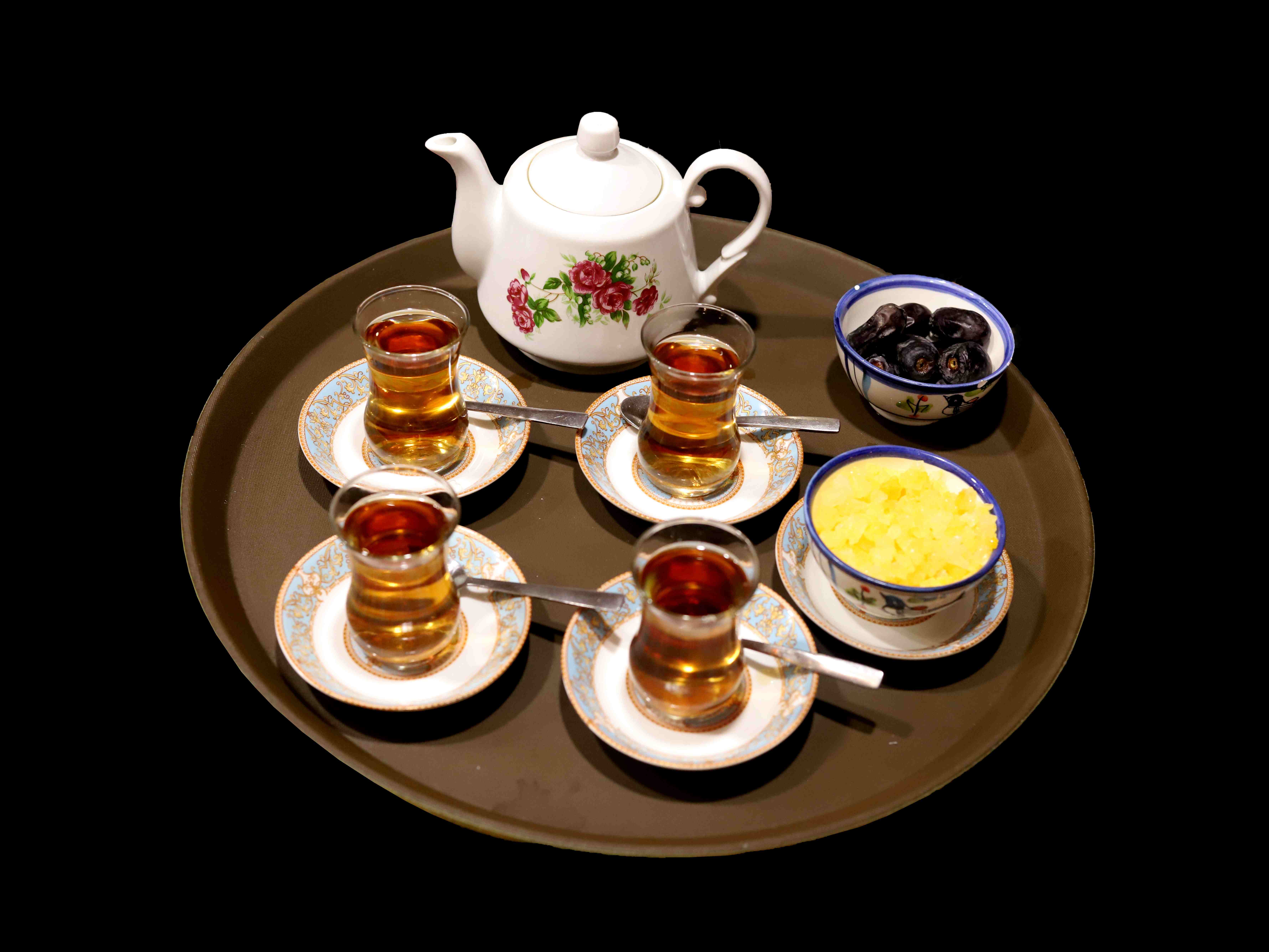 انواع چای طعم دار 3 یا 4 نفره