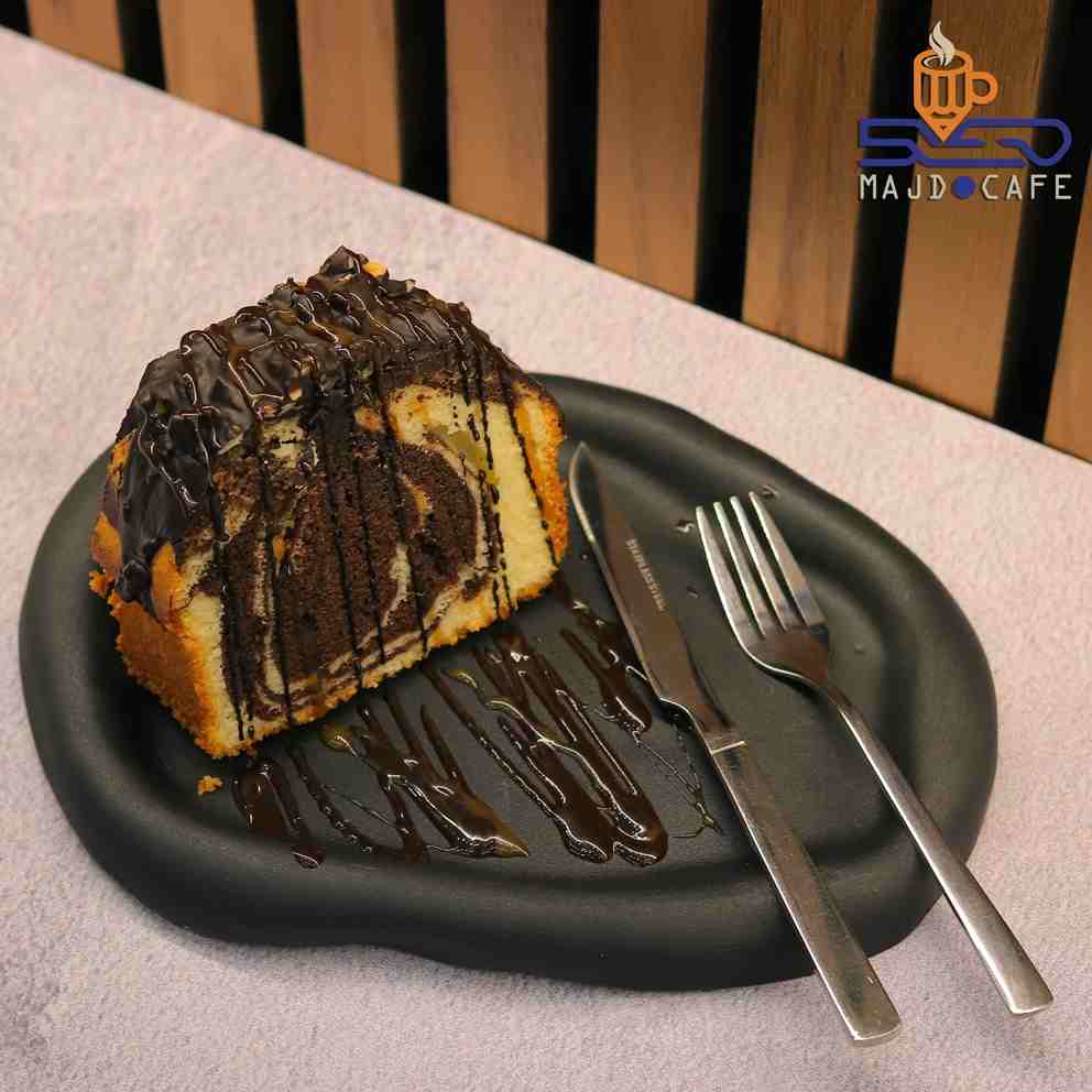 کیک ماربل شکلاتی