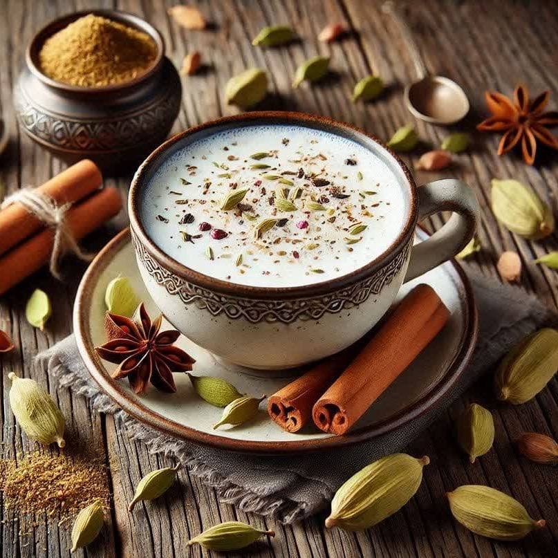شیر هل و زعفران