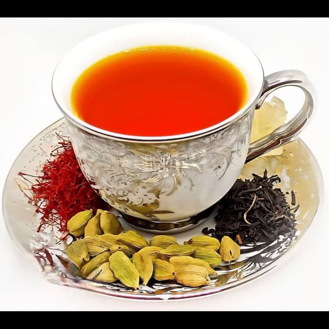 چای هل و زعفران تک نفره