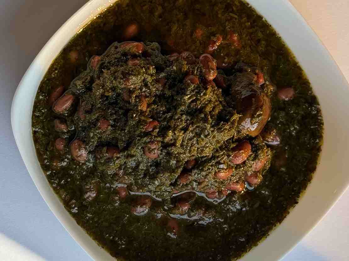 چلو خورشت قرمه سبزی