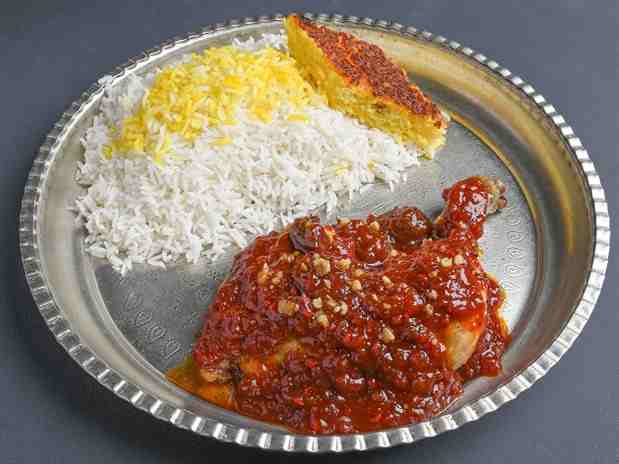 پلو مرغ ناردونی
