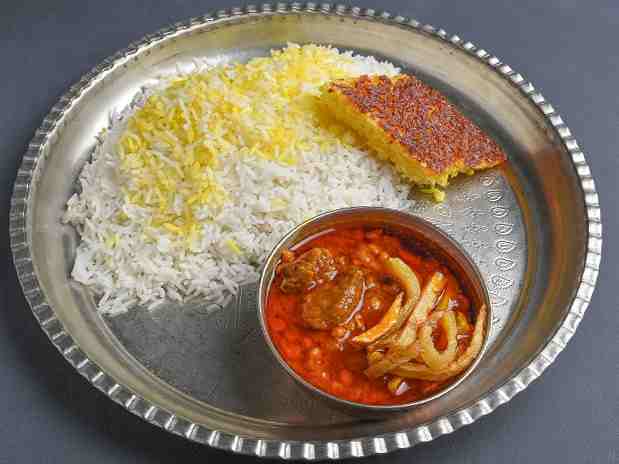 پلو خورش قیمه سیب زمینی ویژه