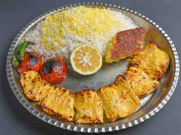 چلو جوجه کباب سینه ویژه