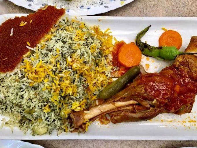 باقالی پلو با ماهیچه گوسفندی