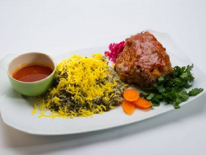 باقالی پلو با گردن