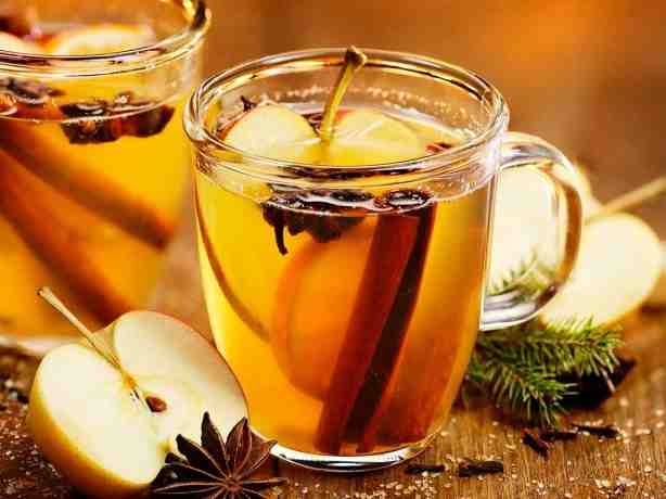 دمنوش سیب و دارچین